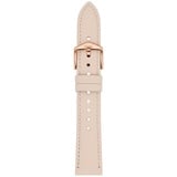 Fossil Uhrenband für Damen 18 mm LiteHide-Leder nude, S181504