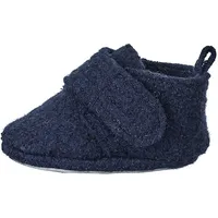 Sterntaler Unisex-Baby Krabbelschuhe Slipper, Blau Marine, 19/20