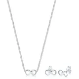 Elli Schmuckset Kette Stecker Infinity Symbol Endlos 925