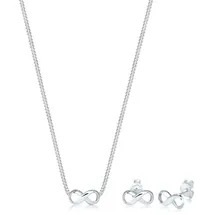 Elli Schmuckset Kette Stecker Infinity Symbol Endlos 925