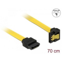 DeLock Kabel SATA 6 Gb/s unten gewinkelt 70cm gelb