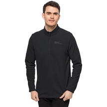 Jack Wolfskin Taunus Fleece Mit Halbem Reißverschluss - Black - XL