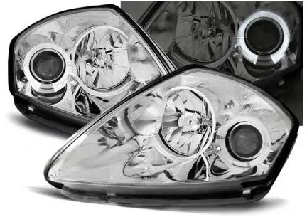 Kristallscheinwerfer für Mitsubishi Eclipse (2000–2005) – Chrom