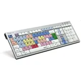 LogicKeyboard Avid Media Composer Slim Line Tastatur UK silber (LKB-MCOM4-AJPU-UK)