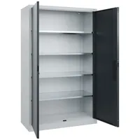 C+P Flügeltürenschrank Serie 89, 1950x1200x500mm, 7035/7016