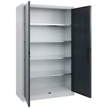 C+P Flügeltürenschrank Serie 89, 1950x1200x500mm, 7035/7016
