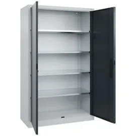 C+P Flügeltürenschrank Serie 89, 1950x1200x500mm, 7035/7016
