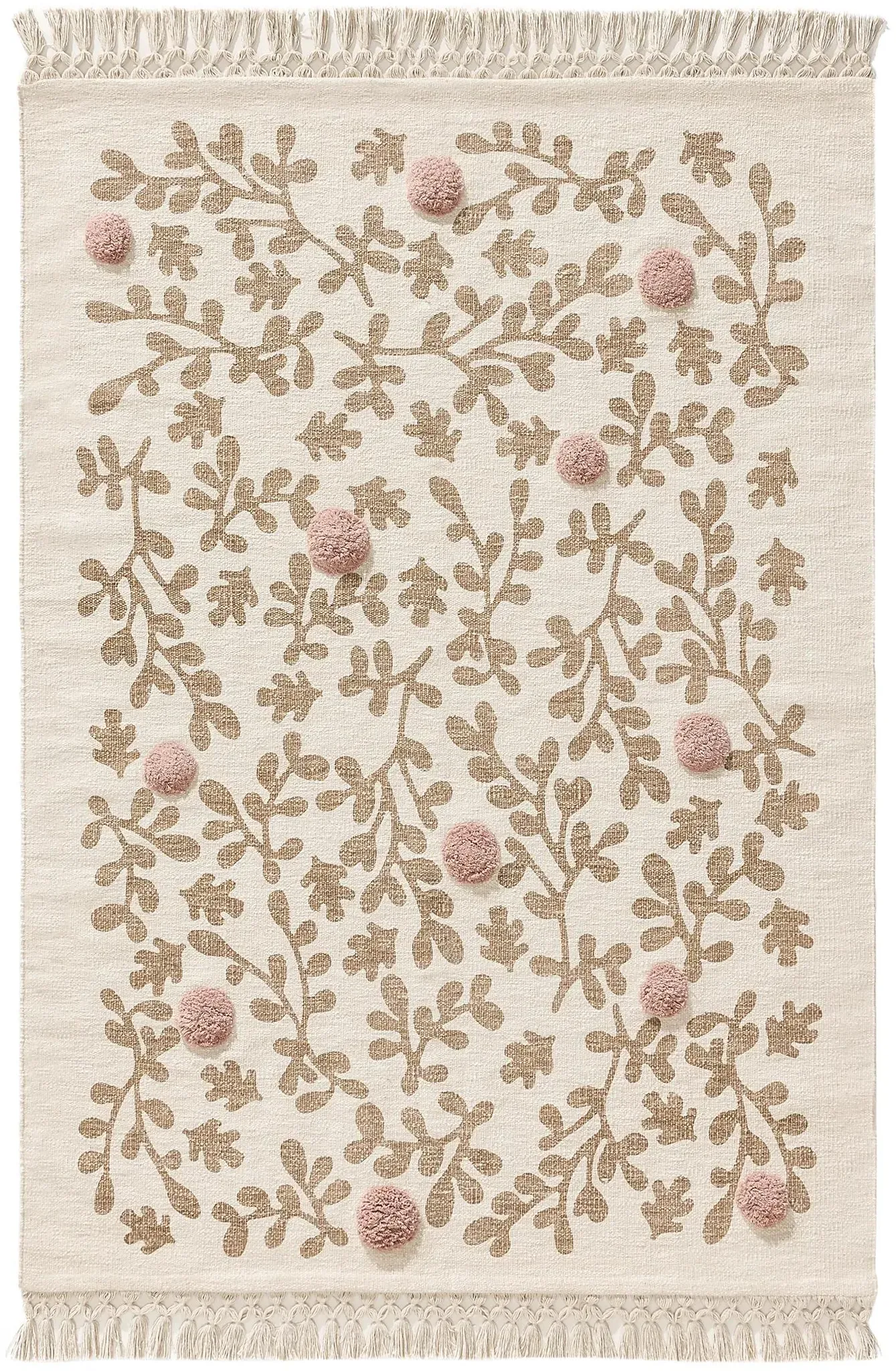 Lytte Kinderteppich Hana Cream/Rosa 90x130 cm - Teppich für Kinderzimmer
