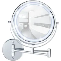 Wenko Lumi Power-Loc 3656530100 Wandspiegel LED 5-fach