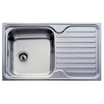Teka Classic 1C 1E rechts Auflagespüle Edelstahl Handbetätigung 860 x 500 mm