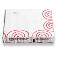 Gmundner Keramik Rotgeflammt Servietten, 3-lagig/20Stk 33x33cm