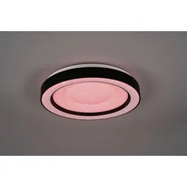 Trio Reality LED Deckenleuchte Arco schwarz matt, Fernbedienung