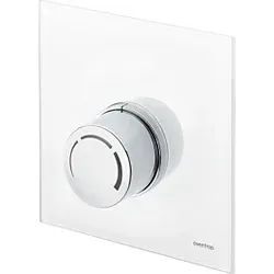 Oventrop Unibox Abdeckung 1022787 Echtglas weiß, mit Thermostat