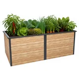 Zelsius Hochbeet 200 x 100 x 77 cm Anthrazit