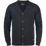 Blend Cardigan BLEND "Cardigan BHLennard", Herren, Gr. XL, blau (navy), Obermaterial: 50% Baumwolle CO. 50% Polyacryl PAN., Strickjacken