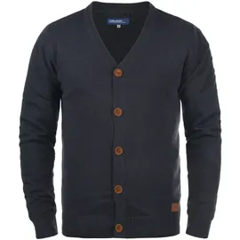 Blend Cardigan BLEND "Cardigan BHLennard", Herren, Gr. XL, blau (navy), Obermaterial: 50% Baumwolle CO. 50% Polyacryl PAN., Strickjacken