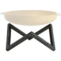 BBQ-Toro Feuerschale Karbonstahl Feuerschalen Gestell für Ø 80 cm Feuerschalen, V- grau