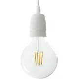 creative cables - E27-Lampenfassungs-Kit aus Porzellan - Weiß