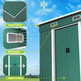 Kesser Gerätehaus L 2 x 1,22 m Grün