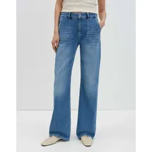Someday Carie Utility Flared Hosen Blau 42