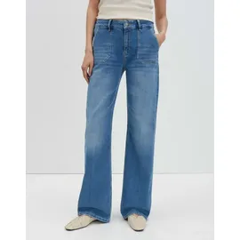 Someday Carie Utility Flared Hosen Blau 42