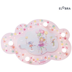 Elobra LED Bildwolke PRINZESSIN LILLIFEE BALLONSCHAUKEL, 5x E14, 40 LEDs, rosa ELO-130995