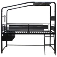 X Rocker Mid-Sleeper Contra Schwarz LF: ca. 90x190 cm