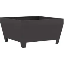 vidaXL Feuerplatz Schwarz 80 X 80 X 43 Cm Kaltgewalzter Stahl Vidaxl