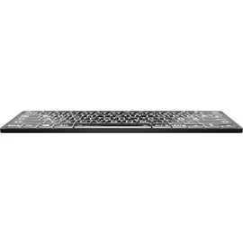 Logickeyboard XL-Print White on Black Mini PC, Bluetooth, DE (LKB-LPWB-BTPC-DE)