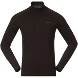 Bergans Inner:Pure Merino Half Zip Herren Schwarz XL