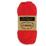 Scheepjes - Scheepjes 115 Heiß Rot Catona Garn - 1x50g