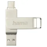 Hama C-Rotate Pro USB-C 3.1/3.0, 128GB, 100MB/s, Silber