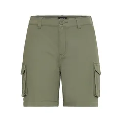 Bermudas OXMO "Bermudas OXKvinne", Damen, Gr. 38, N-Gr, grün (dusty olive), Obermaterial: 99% Baumwolle CO. 1% Elasthan EL., Hosen Bermudas