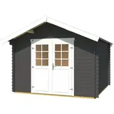 Weka Gartenhaus 209 3 x 2,5 m graphitgrau