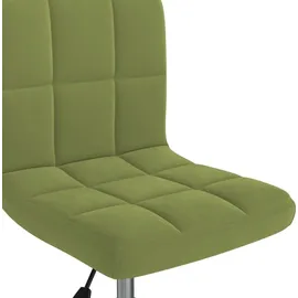 vidaXL Alvera Samt Hellgrün