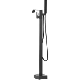 Beliani NIAGARA Wannenarmatur Messing Schwarz Matt