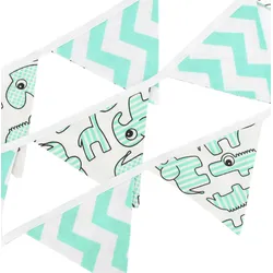 Wimpelkette Zootiere mint