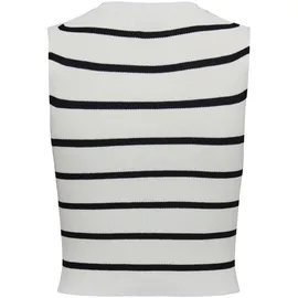 Only ONLMAJLI S/L Top Knt Noos Schwarz/Weiß L
