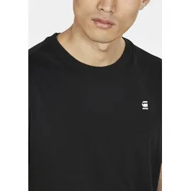 G-Star Lash Ribbed Kurzarm-T-Shirt Dark Black II M