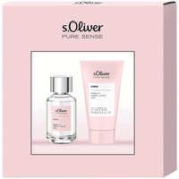 S.Oliver® Pure Sense Damen Set Eau de Toilette 30 ml Natural Spray & Duschgel 75
