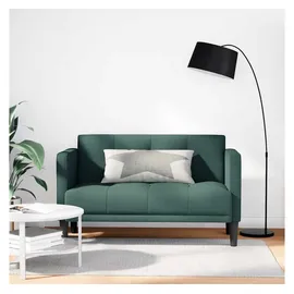 vidaXL Zweisitzer-Sofa Dunkelgrün 111 cm Stoff