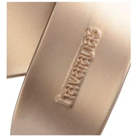 havaianas Aqua Metallic Beige 37