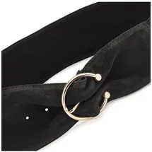 LASCANA Damengürtel Leder schwarz 85