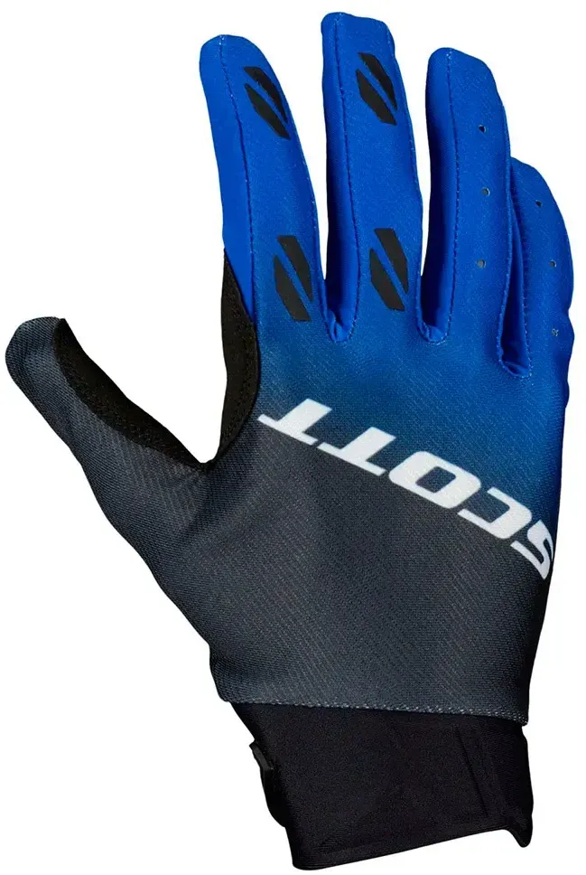 Scott Evo Swap Handschuhe - Caviar Black / Yami Blue - L