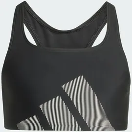 adidas Big Logo Bikini Set mit C-förmigem Rücken für Kinder schwarz 12-13J