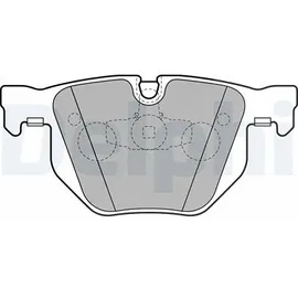 Delphi Bremsbelagsatz, Scheibenbremse lp2256 für BMW