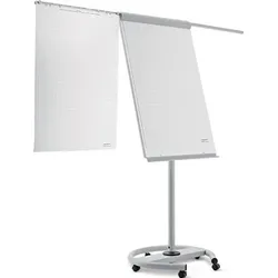 Magnetoplan Flipchart Schreibfläche B680xH970mm weiß/grau fahrbar