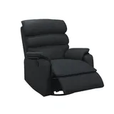 Happy Home TV Sessel mit verstellbarer Relaxfunktion & 360°° Dreh- und Schaukelfunktion - Schwarz