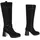 Ital-Design High-Heel-Stiefel Damen Schwarz 40
