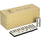 Fournier - Domino CHAMELO CELULOIDE Holzbox, braun (F06573)